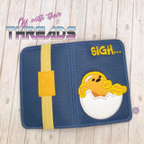 DIGITAL DOWNLOAD Applique Sigh Egg Mini Comp Book Cover