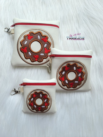 DIGITAL DOWNLOAD Mouse Donut Bag Set 3 SIZES INCLUDED