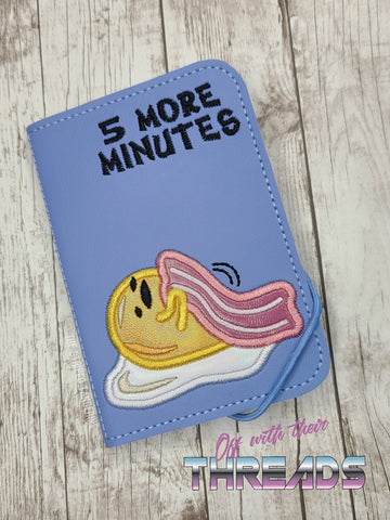 DIGITAL DOWNLOAD Applique 5 More Minutes Egg Mini Comp Notebook Cover