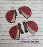 DIGITAL DOWNLOAD Applique Ladybug Wings Velcro Shoe Boot SNAP AND SLIDER OPTIONS INCLUDED