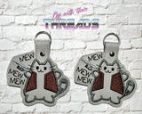 DIGITAL DOWNLOAD Solo Kitty Snap Tab Key Chain