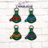 DIGITAL DOWNLOAD Turtle Snap Tab Key Chain