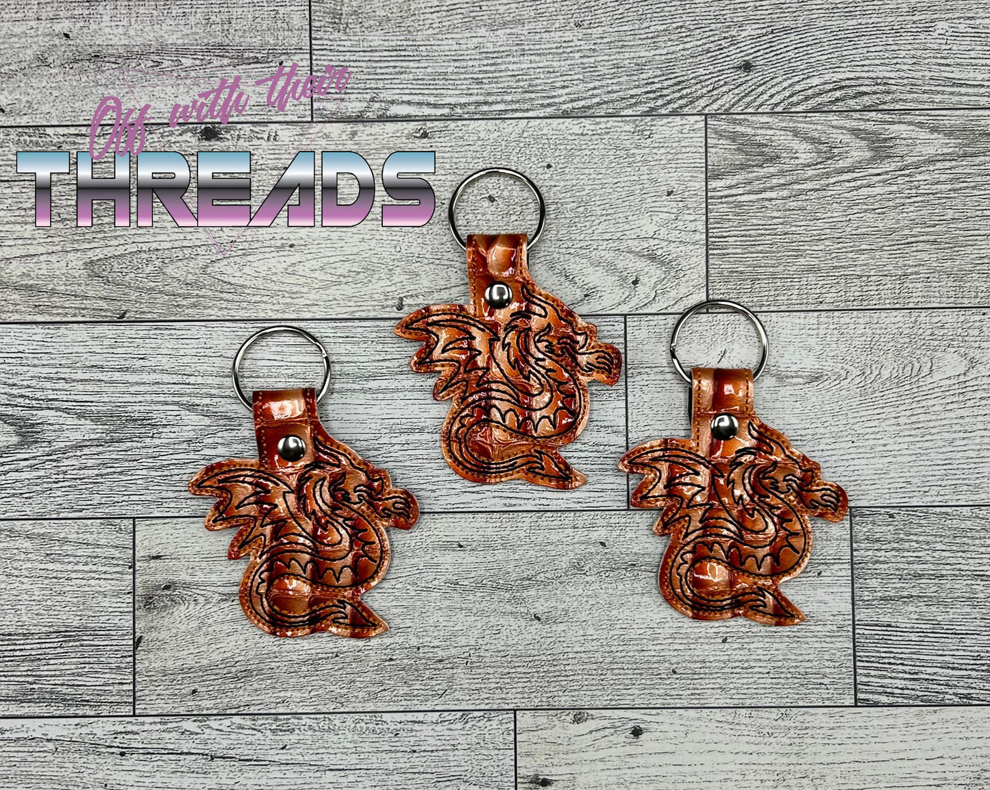DIGITAL DOWNLOAD Dragon Snap Tab Key Chain
