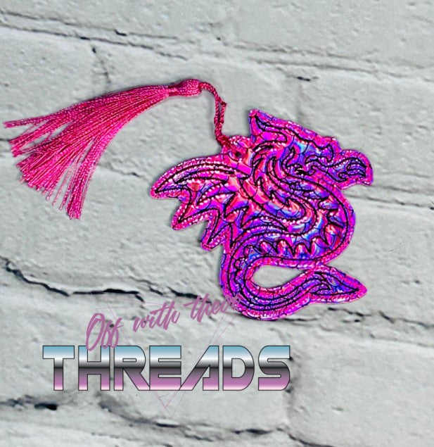 DIGITAL DOWNLOAD Dragon Bookmark Ornament Gift Tag