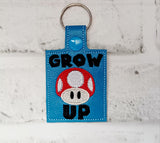 DIGITAL DOWNLOAD Grow Up Snap Tab Key Chain