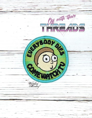 DIGITAL DOWNLOAD Everybody Dies Patch 3 SIZES INCLUDED