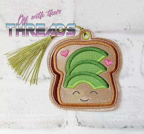 DIGITAL DOWNLOAD Avocado Toast Bookmark Ornament Gift Tag