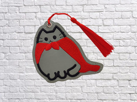 DIGITAL DOWNLOAD Super Kitty Bookmark Ornament Gift Tag