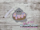 DIGITAL DOWNLOAD Donut Kitty Ornament Bookmark Gift Tag