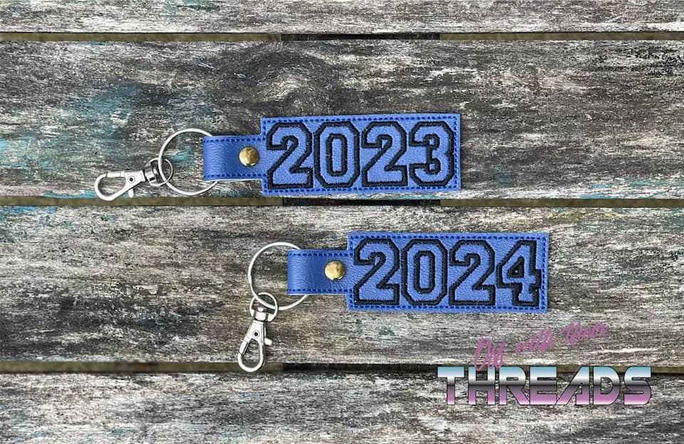 DIGITAL DOWNLOAD 2023 and 2024 Graduation Snap Tab Key Chain Set