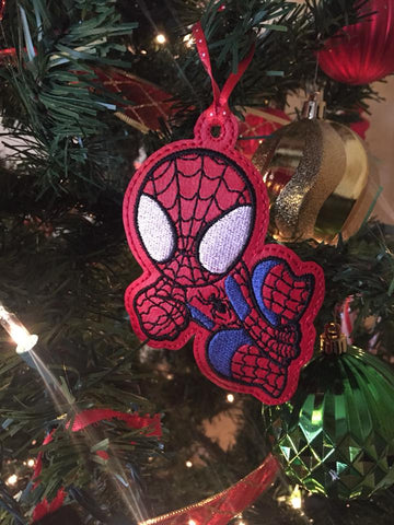 4x4 DIGITAL DOWNLOAD Spidey Spider Dude Ornament