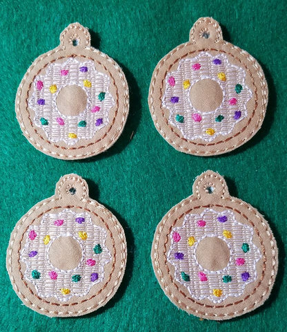 DIGITAL DOWNLOAD 4x4 5x7 Donut Earring and Pendant Set 2 and 3 inch included