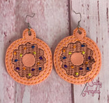 DIGITAL DOWNLOAD 4x4 5x7 Donut Earring and Pendant Set 2 and 3 inch included