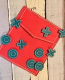 5x7 DIGITAL DOWNLOAD Tic Tac Toe Play Set With Storage Pocket
