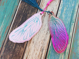 DIGITAL DOWNLOAD 4x4 and 5x7 Dragonfly Fairy Wing Bookmark
