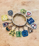 4x4 DIGITAL DOWNLOAD Set of Thirteen (13) 8 Bit Gamer Charms