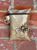 DIGITAL DOWNLOAD ITH 5x7 Honey Bee Bag Lined and Unlined Includes Charm