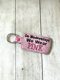 4x4 DIGITAL DOWNLOAD On Wednesday's We Wear Pink Snap Tab