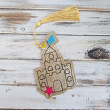 4x4 DIGITAL DOWNLOAD Sand Castle Bookmark