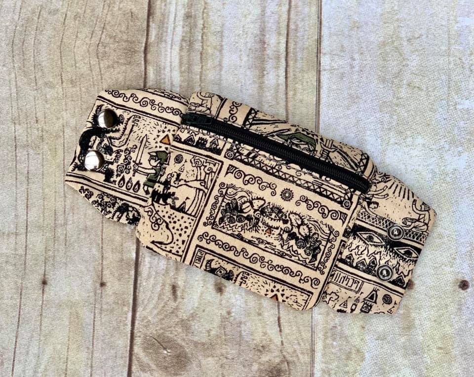 DIGITAL DOWNLOAD 4x4 5x7 ITH Zippered Cuff Bag Lined and Unlined