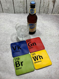 DIGITAL DOWNLOAD 4x4 Periodically Drunk Coaster Set