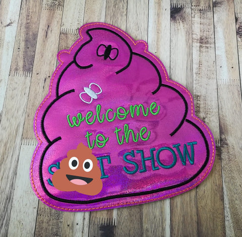 DIGITAL DOWNLOAD ITH Welcome To The Show Door Sign 4 Sizes