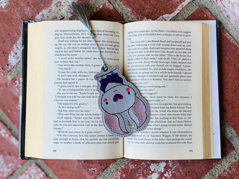 4x4 DIGITAL DOWNLOAD Halloween Bat Bookmark