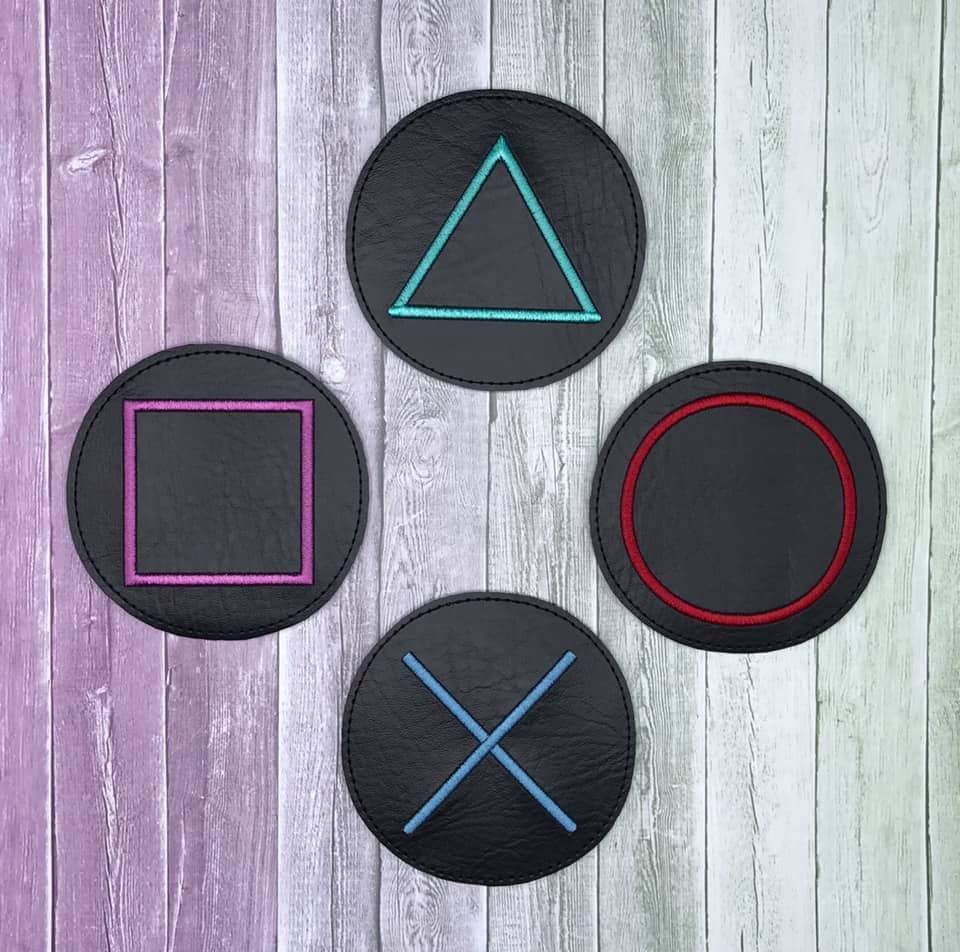 DIGITAL DOWNLOAD 4x4 Player's Gonna Play Coaster Set