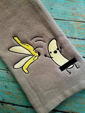 DIGITAL DOWNLOAD 5 Sizes Included No Shame Banana Embroidery Design