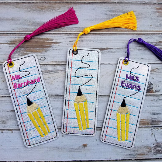 5x5 DIGITAL DOWNLOAD Pencil To Paper Bookmark