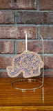 4x4 DIGITAL DOWNLOAD Elephant Ornament