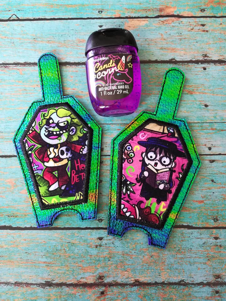 DIGITAL DOWNLOAD 5x7 Applique Coffin Holder Set 2 Sizes Included