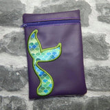 DIGITAL DOWNLOAD 5x7 6x10 7x12 8x12 Bundle ITH Applique Mermaid Tail Zipper Bag