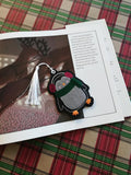 4x4 DIGITAL DOWNLOAD Sketchy Penguin Ornament Bookmark Hanger