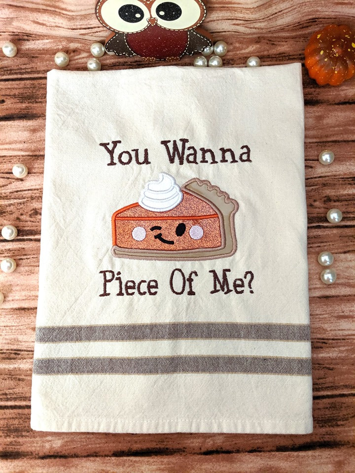 5x5 and Up DIGITAL DOWNLOAD 3 Sizes Applique Pumpkin Pie Embroidery Design