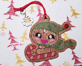 4x4 DIGITAL DOWNLOAD Gingerbread Bookmark Ornament