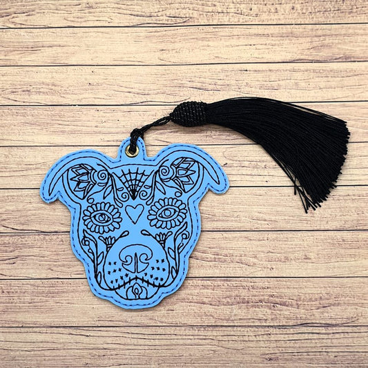 4x4 DIGITAL DOWNLOAD Killian King of Pibbles Bookmark Ornament Pitbull
