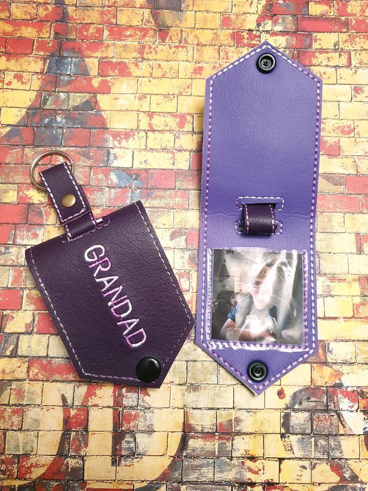 DIGITAL DOWNLOAD 5x7 Photo Keeper Luggage Tag Snap Tab 1 Hooping