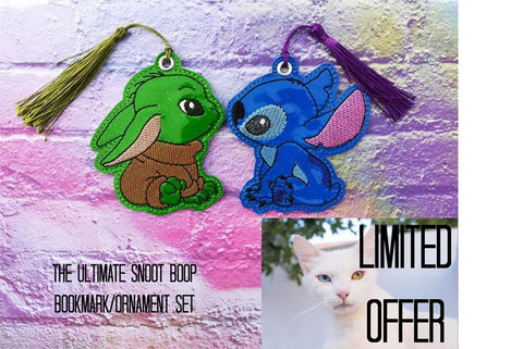 4x4 DIGITAL DOWNLOAD The Ultimate Snoot Boop Bookmark Ornament Set LIMITED
