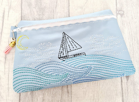 DIGITAL DOWNLOAD Smooth Sailing Clutch Lined and Unlined Options