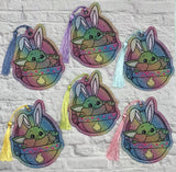 LIMITED RELEASE 4x4 DIGITAL DOWNLOAD Baby Green Easter Bookmark 3