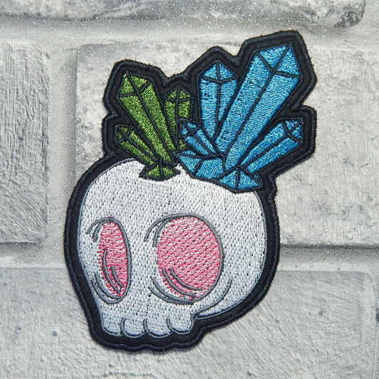 DIGITAL DOWNLOAD Crystal Skull Patch 3 Sizes Included