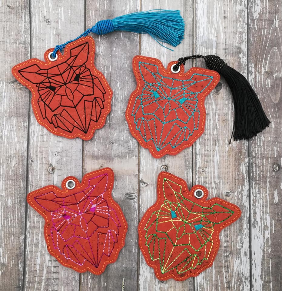 DIGITAL DOWNLOAD Geometric Owl Bookmark