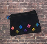 DIGITAL DOWNLOAD Mosaic Clutch Applique Zipper Bag Lined and Unlined