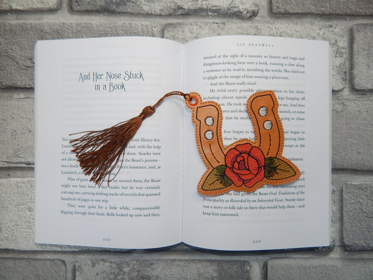 4x4 DIGITAL DOWNLOAD Horseshoe Tattoo Bookmark
