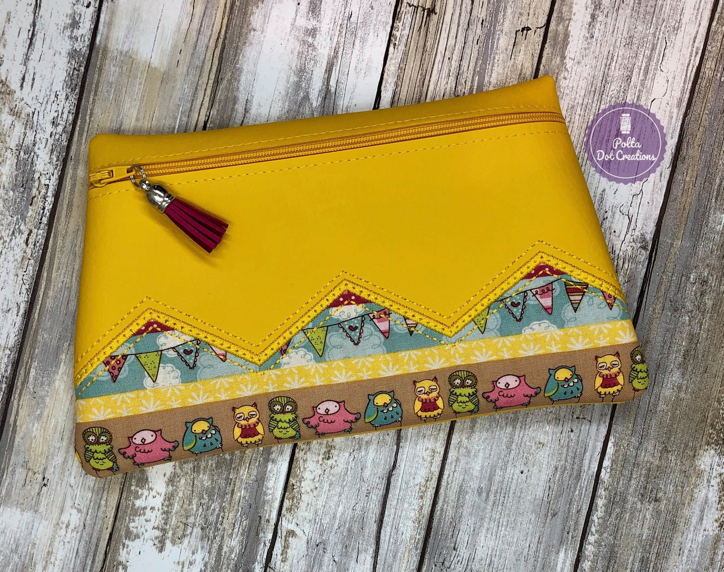 DIGITAL DOWNLOAD Carin Clutch Applique Zippered Bag Lined and Unlined