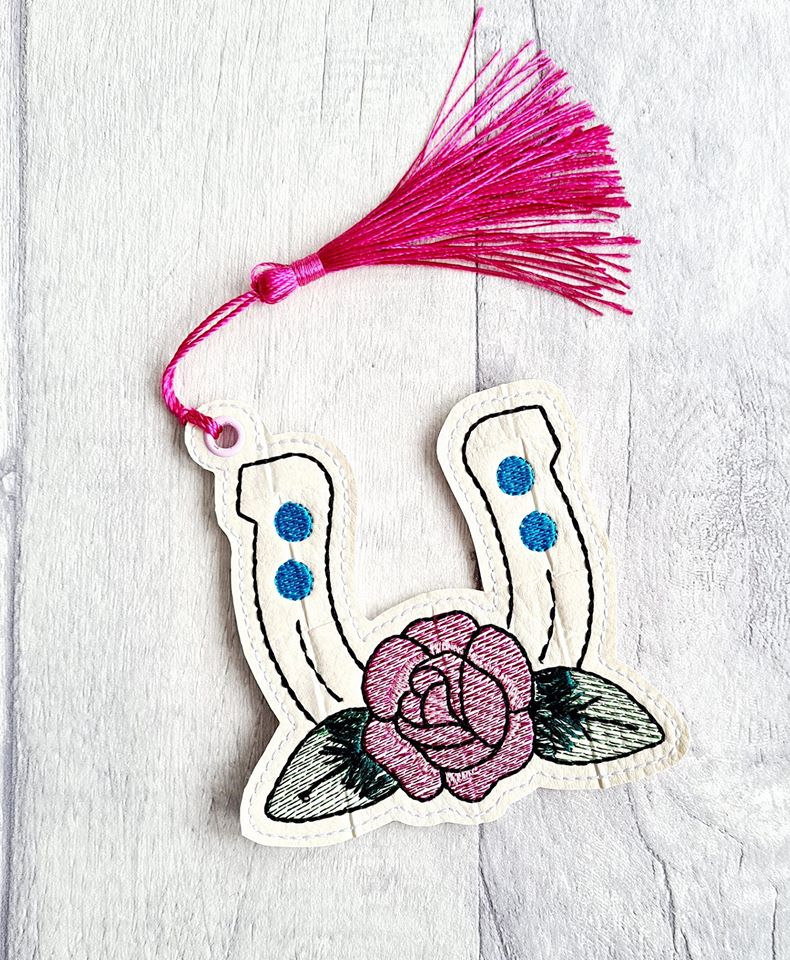 4x4 DIGITAL DOWNLOAD Horseshoe Tattoo Bookmark