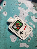 4x4 DIGITAL DOWNLOAD Game Boy Applique Snap Tab