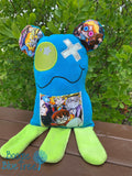 DIGITAL DOWNLOAD ITH Snuggle Monster Set Four Sizes 5x7 and Up