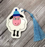 4x4 DIGITAL DOWNLOAD Winter Wonderland Sheep Bookmark Ornament